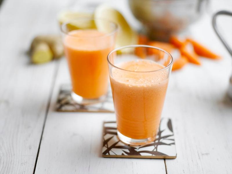 Healthy Chantenay, Grapefruit And Ginger Super Juice