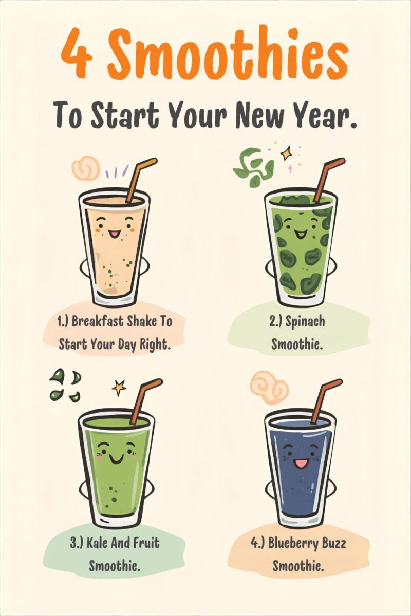 4 Smoothies To Start Your New Year