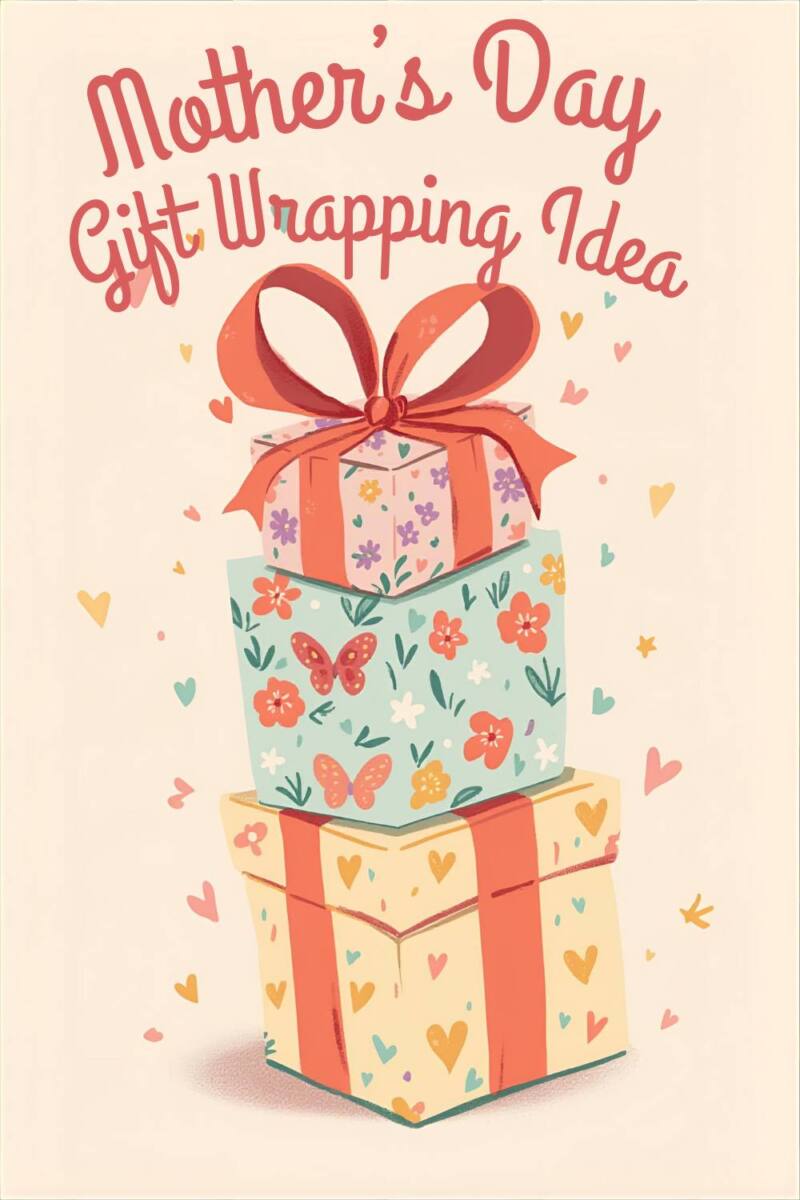 Mother's Day Gift Wrapping Idea