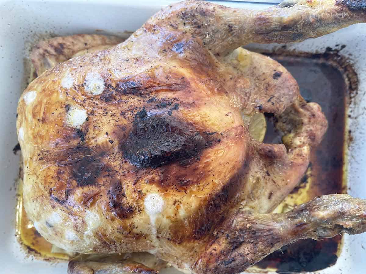 roast rooster.